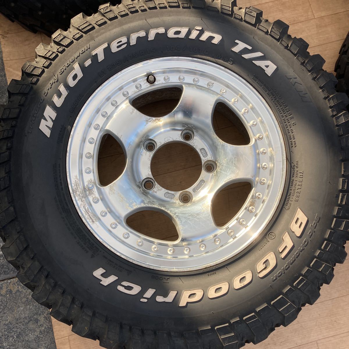 ジムニー JA11 ホイール15インチ 5穴 4本セット ジムニー JA11 22 社外 