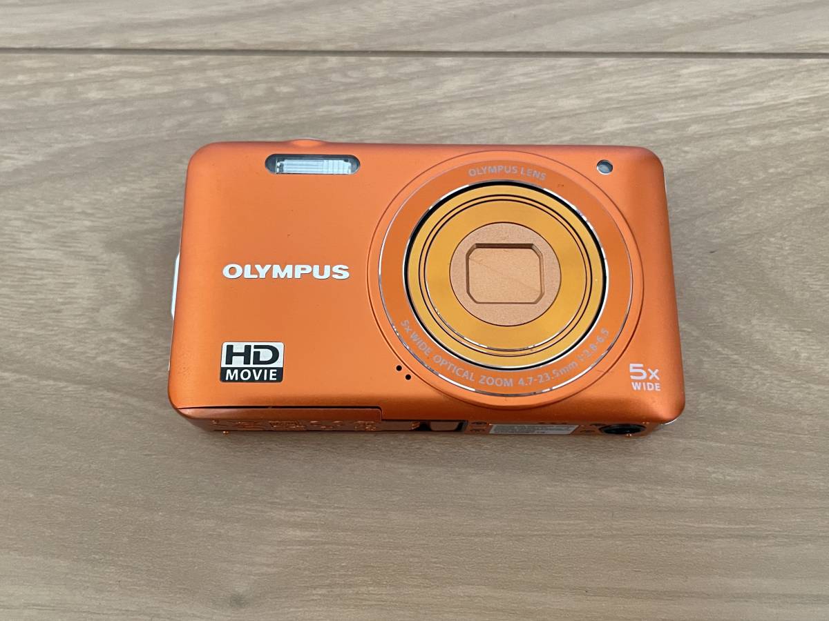 OLYMPUS VG-145 デジタルカメラ オレンジ スマホ転送OK】OLYMPUS VG