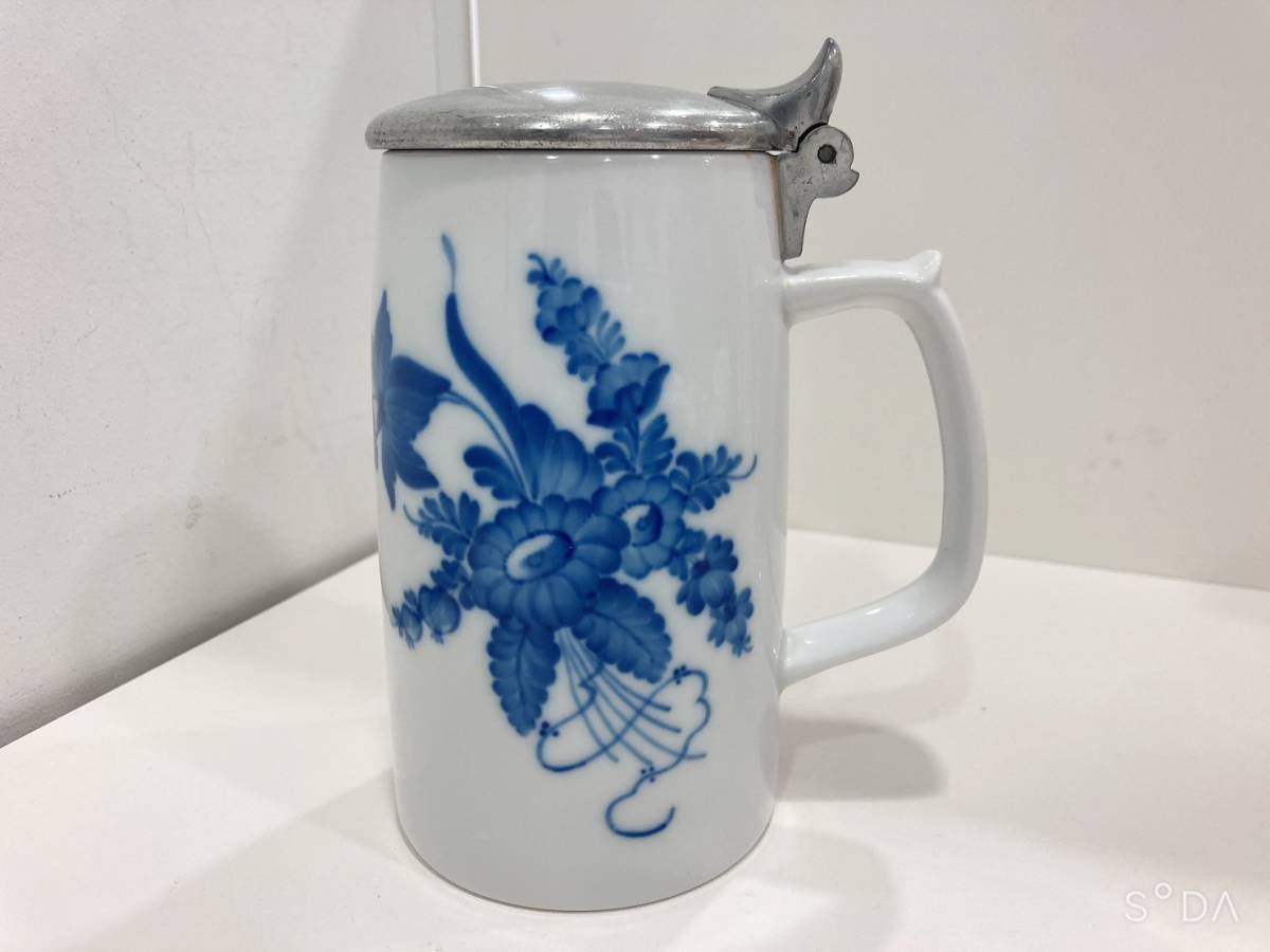 ◆ロイヤルコペンハーゲン ROYAL COPENHAGEN キリンビアマグコレクション　ブルーフラワー KIRIN キリン ビアマグ 1985年