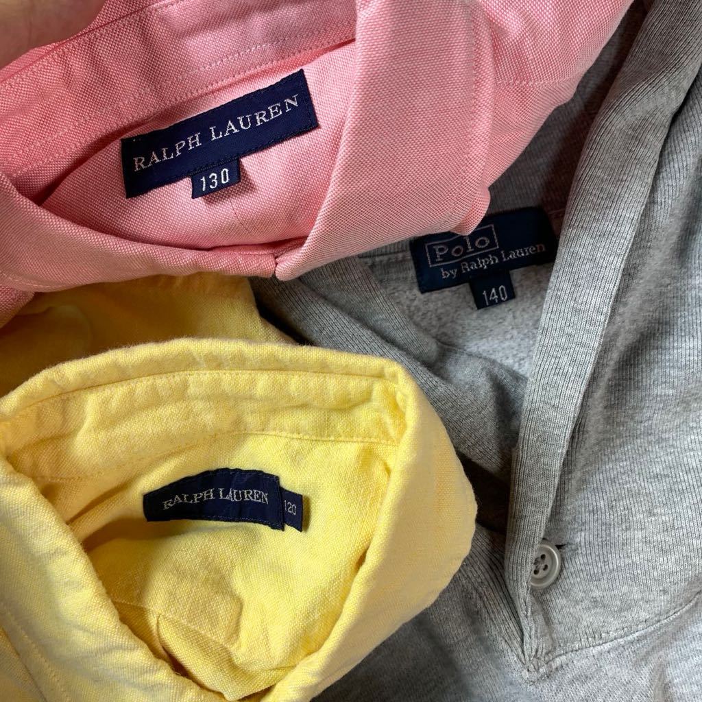 キッズ3点セット RALPH LAUREN ラルフローレン 長袖シャツ スウェット  