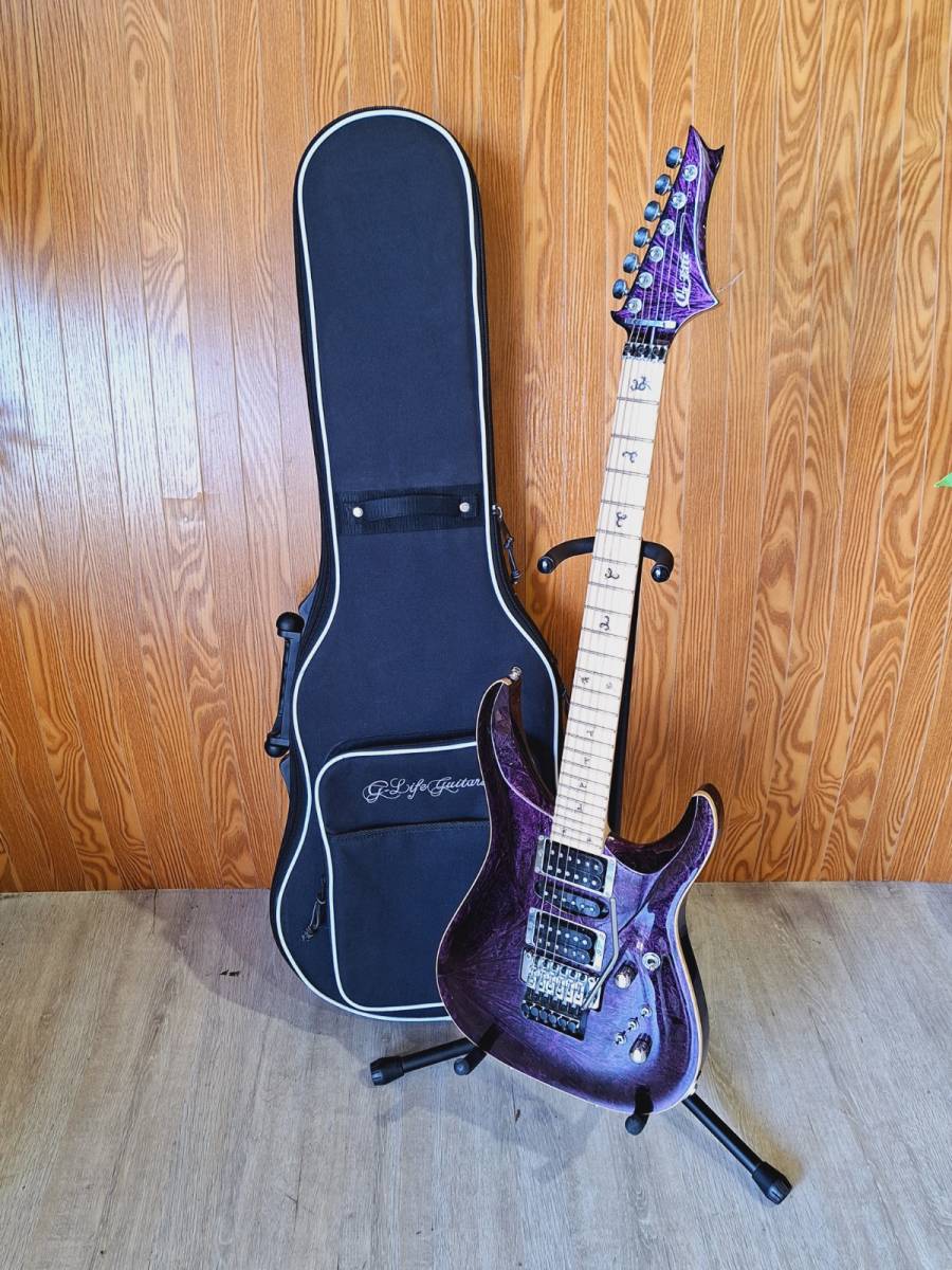 8326-05☆G-Life guitars DSG Life Ash Exotic Purple Moon エレキ