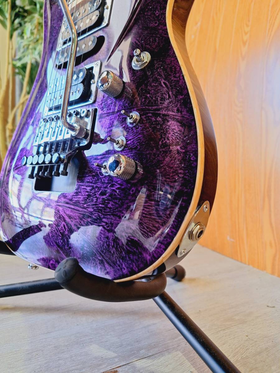 8326-05☆G-Life guitars DSG Life Ash Exotic Purple Moon エレキ