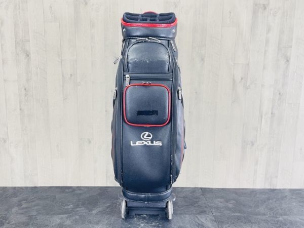 新品・未使用Lexus キャディバッグ ホワイト アイアンカバー付き 新品
