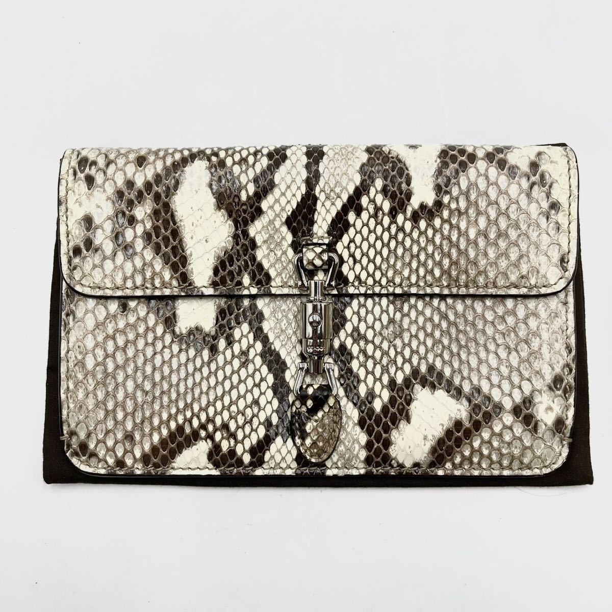 1円【未使用級・幻の逸品】GUCCI グッチ クラッチバッグ セカンド 