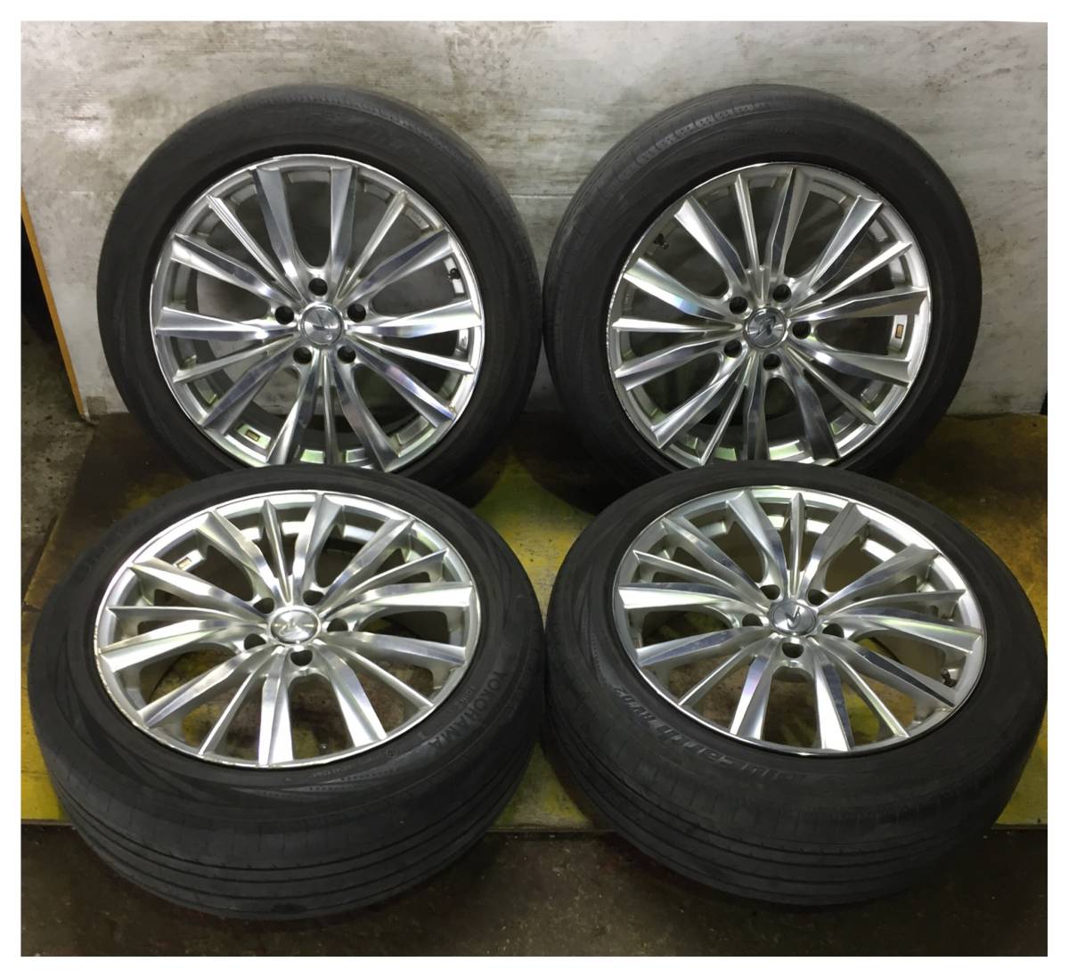 ② YOKOHAMA BLUEARTH RV-02 225/50R18 エスティマ C-HR アルファード エクストレイル ヴェゼル レガシィ 等 *4655