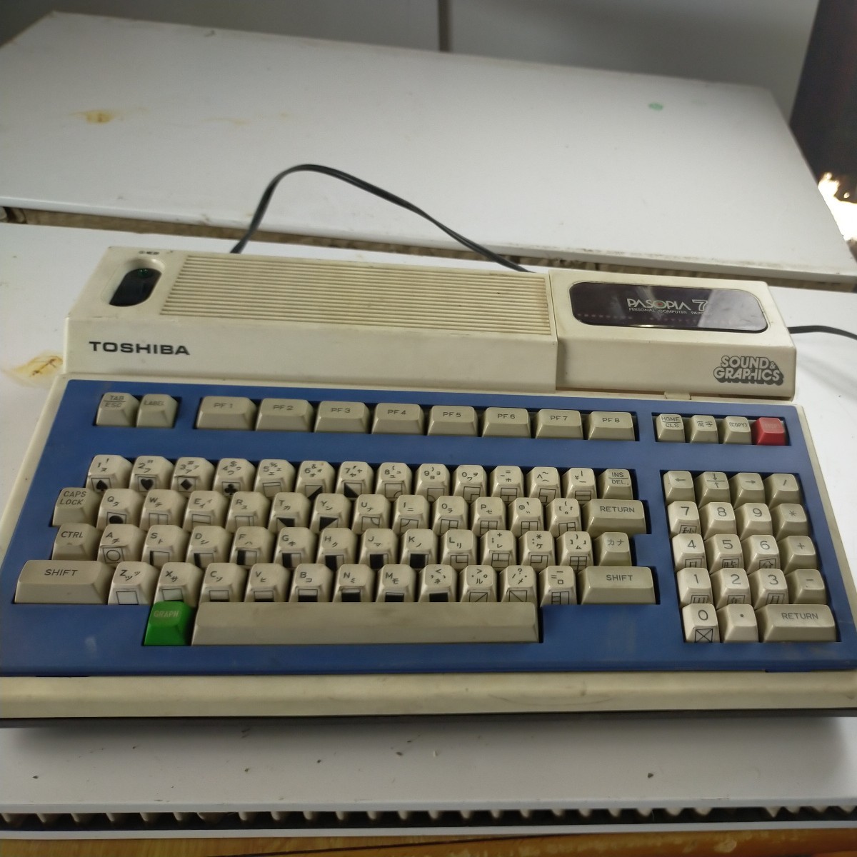 TOSHIBA PASOPIA 7 PA7007 東芝 レトロ sound graphics(アンティーク