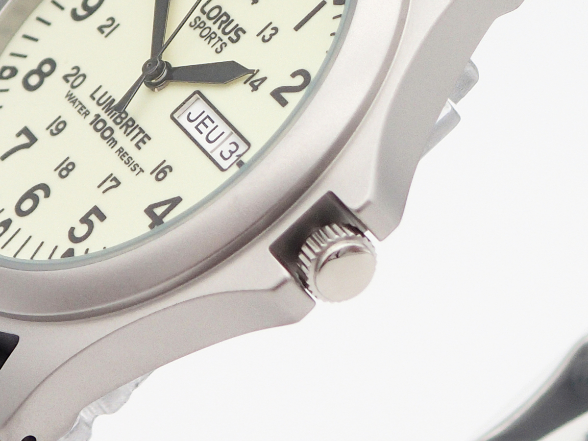 SEIKO LORUS Military Chronograph Grey 時計 | ヤマダウェブコム