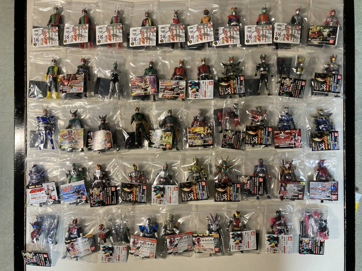 HG 仮面ライダー ヒーローギャラリー 40種 40個 ミニブック34枚(仮面