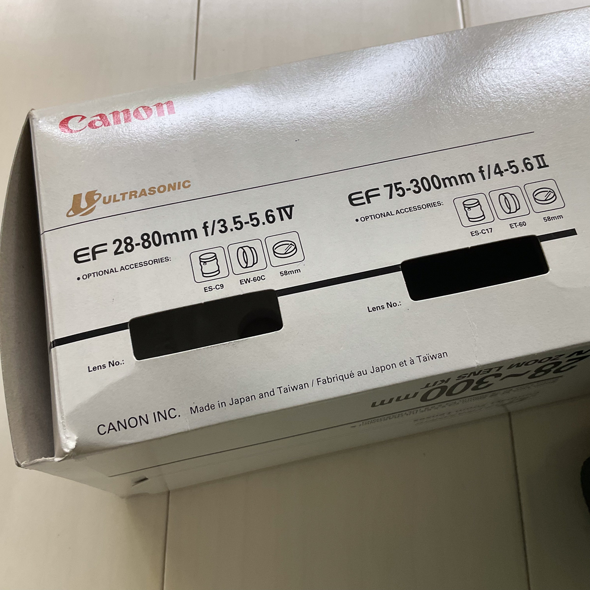 CANON NEW EOS KISS W ZOOM LENS KIT/ Ultrasonic EF 28-80mm, 75