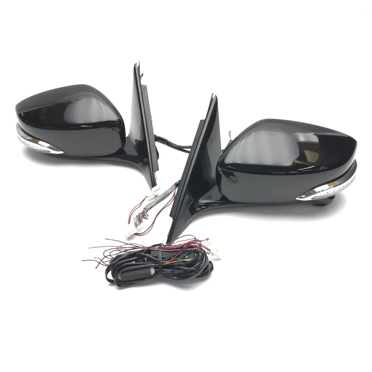 スカイライン V36 KV36 後期 純正 ウインカー付 ドアミラー サイドミラー 左右セット カメラ付 カラー KH3 即決/即納