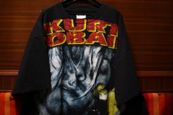 90s ニルバーナ　カードコバーン　両面Tシャツ　シングルステッチ　usa製 希少 USA製 TULTEX シングルステッチ NIRVANA ニルヴァーナ カート