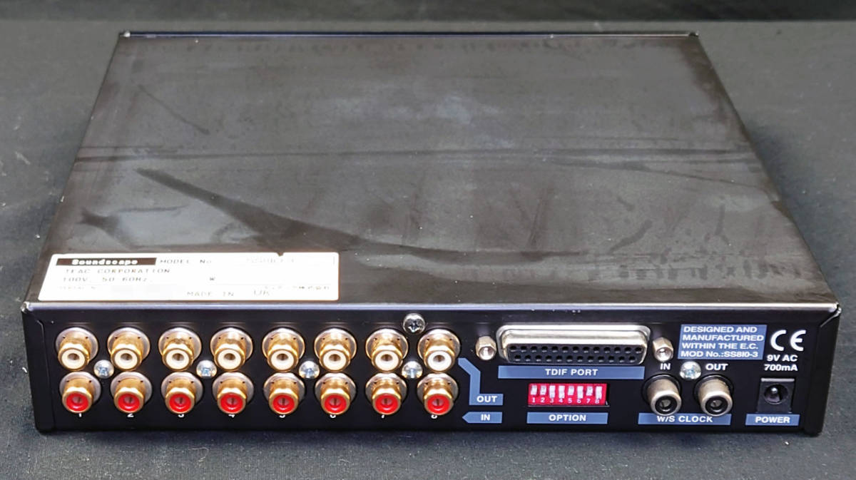 Tdif TEAC ESOTERIC/TASCAM Soundscape SS8IO-3 DIGITAL AUDIO WORKSTATIONS ...