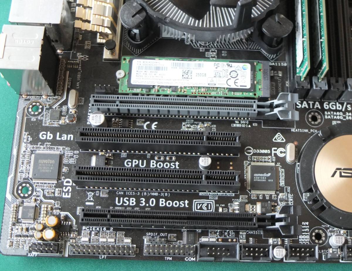 ☆ASUS H97M-PLUS ☆ Core i7 4790 メモリー16G CPUクーラー セット 