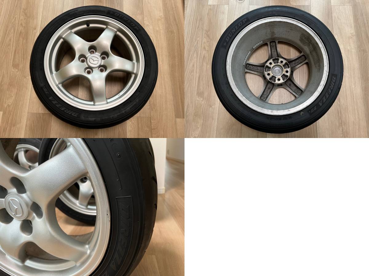 FD 純正17インチホイール 4本 中古タイヤ