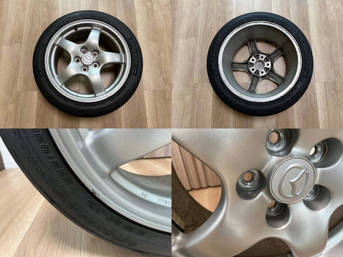 FD 純正17インチホイール 4本 中古タイヤ