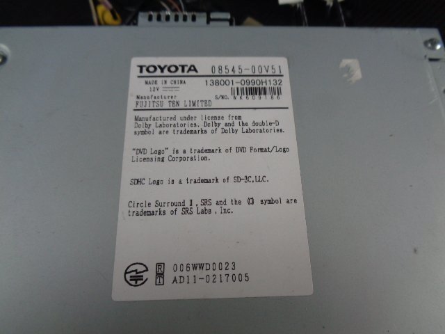 TOYOTA トヨタ 純正ナビ OP カーナビゲーション メモリーナビ カーナビ