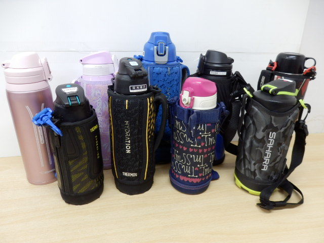 6122STZ◎サーモス/タイガー/象印 水筒 ステンレスボトル 9点セット  