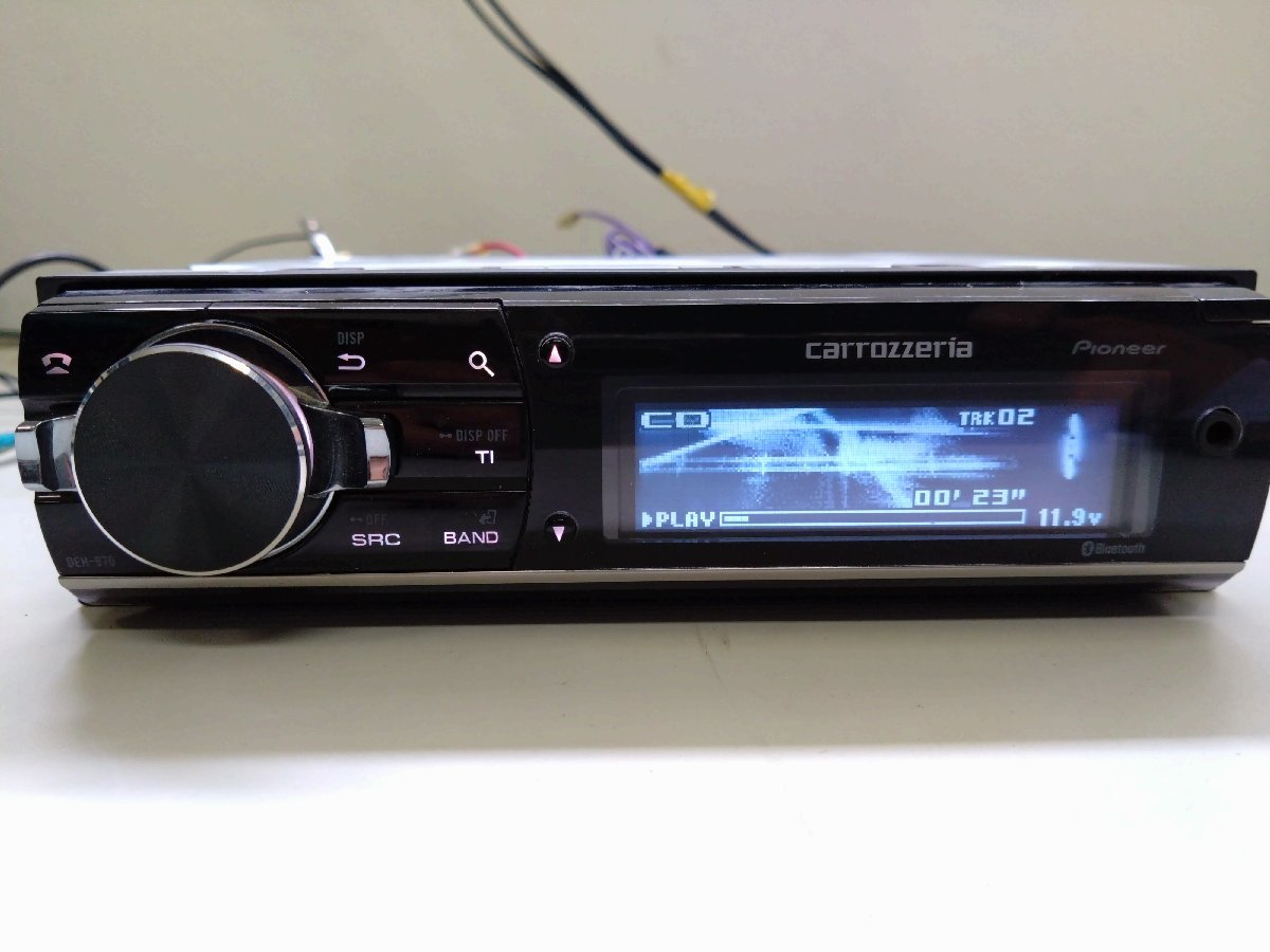カロッツェリア DEH-970 1DIN ブルートゥース リモコン 取説付き 
