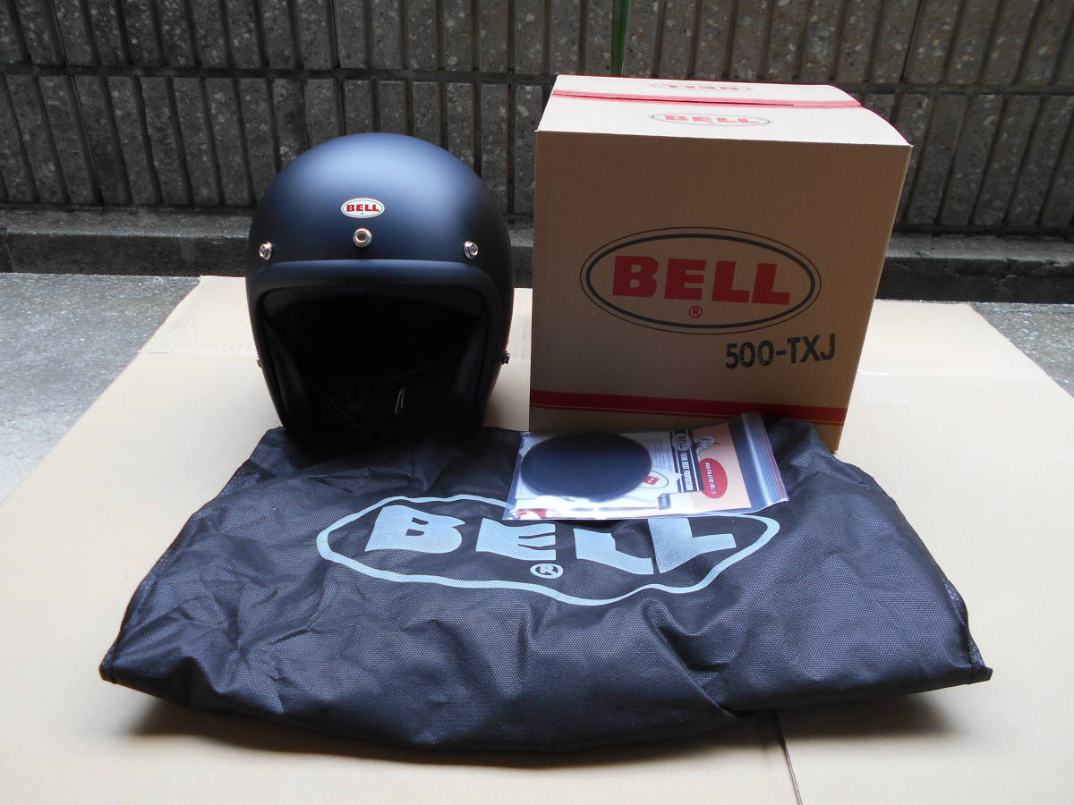 BELL 500-TXJ フラットブラック（艶消し黒） Lサイズ 新品 送料無料 61