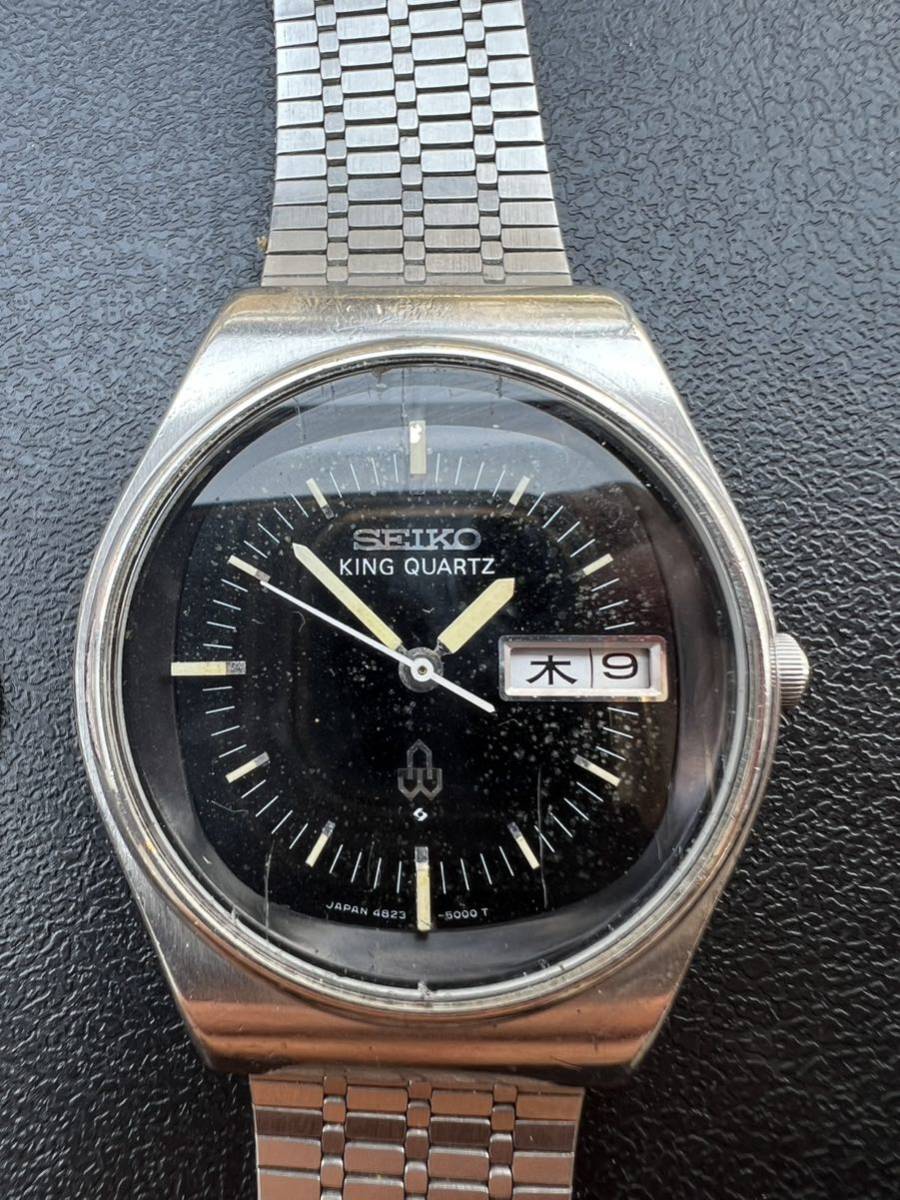 SEIKO KING QUARTZ 4823-5000クォーツメンズ腕時計 中古品(セイコー