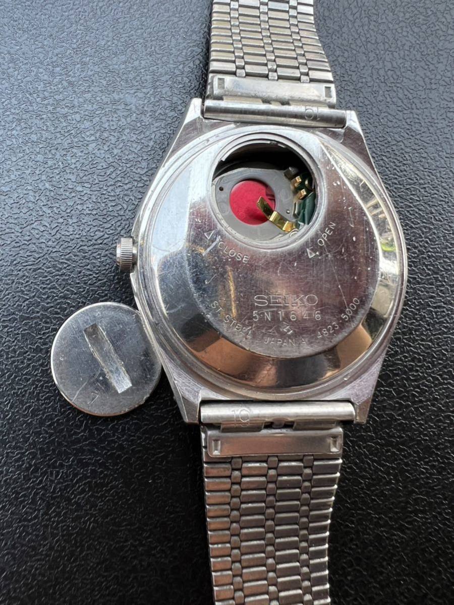 SEIKO KING QUARTZ 4823-5000クォーツメンズ腕時計 中古品(セイコー