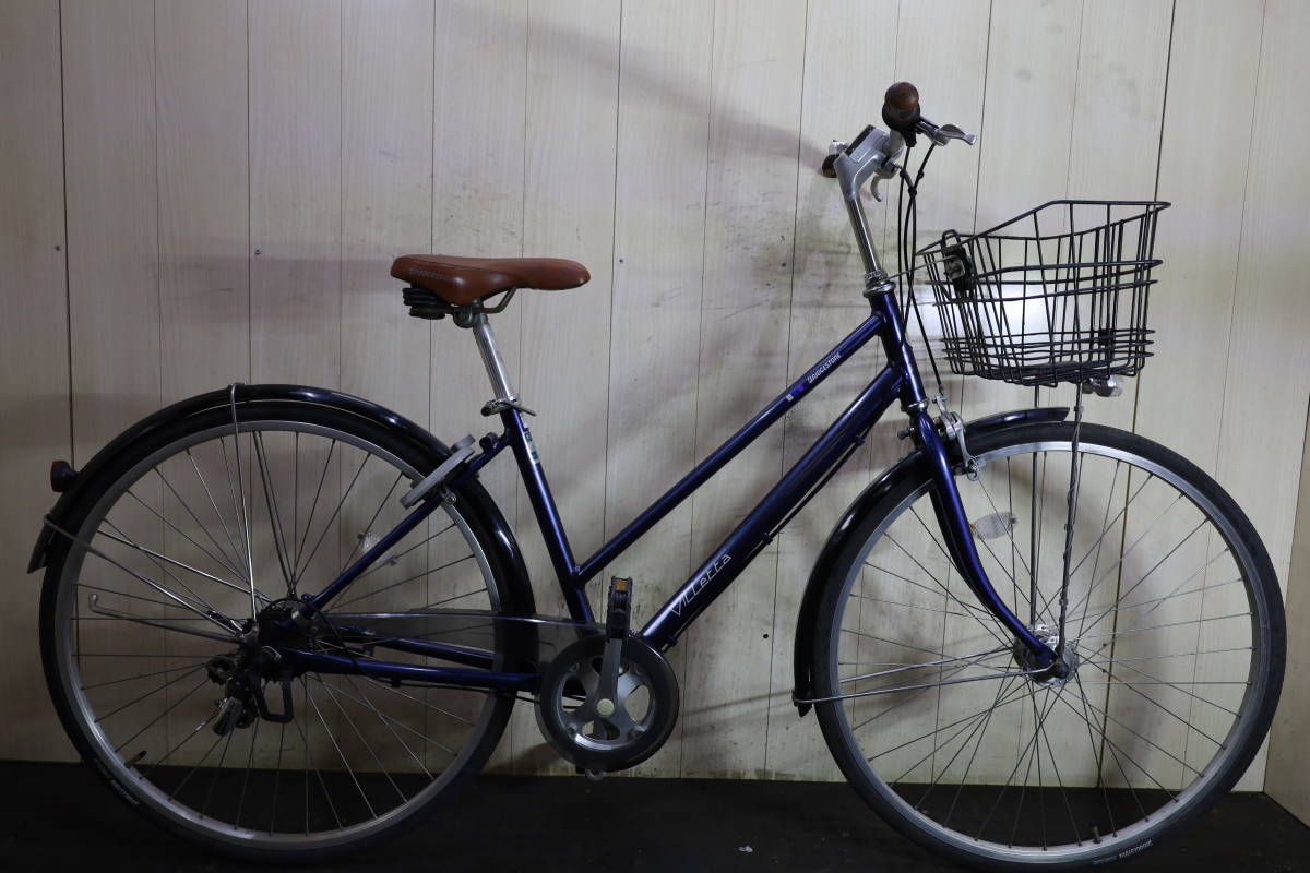 人気良品！ブリヂストン ビレッタ 点灯虫 VT76T 27型 アルミ シマノ6段 AUTO LED