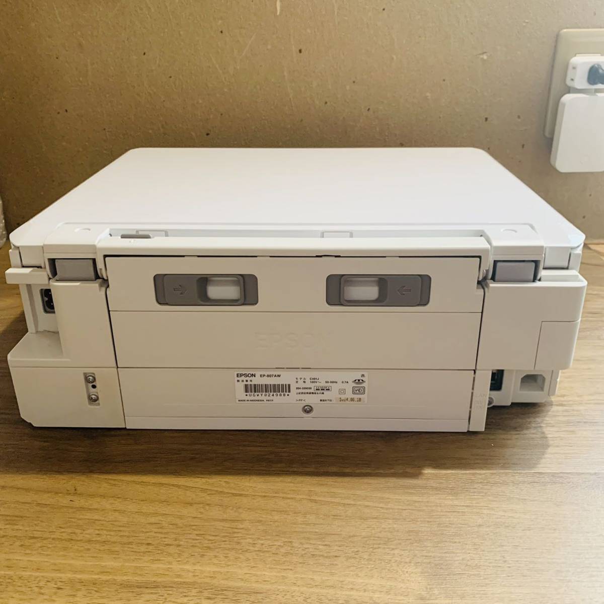 EPSON エプソン EP-807AW プリンタ インクジェットプリンタ A4 印刷