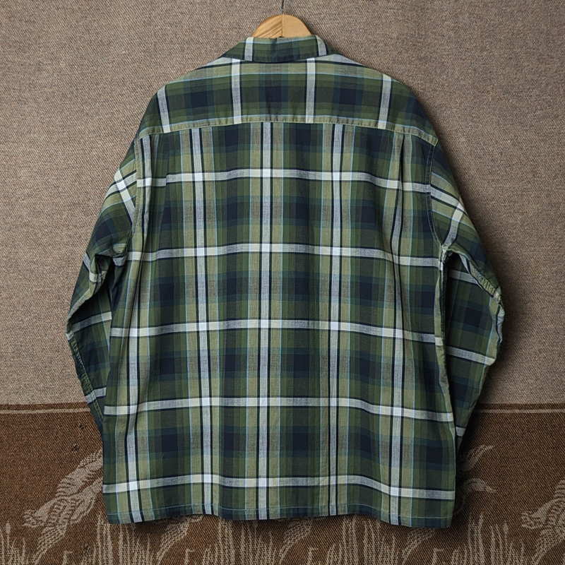 シャドーチェック Brent Galey Lord 50s Box Shirt XL 50年代 オープン 
