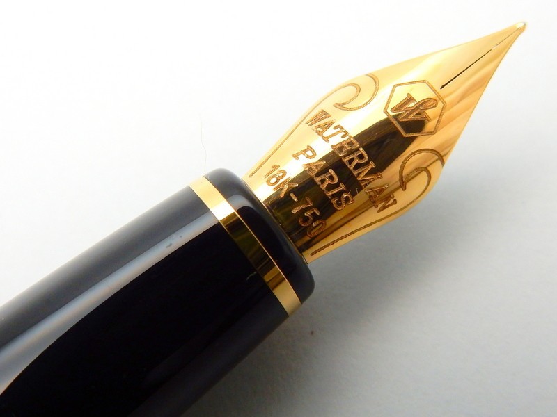 ウォーターマン 万年筆 レタロン ペン先18k-750 ネーム有り tlSRE 