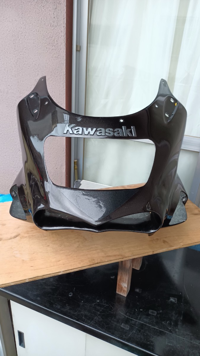 ZZR1100 D A-TECH? FRP フロントカウル　ダクト加工 ZZR1100 D型 アッパーカウル ハーフサイドカウル フルカウル 店
