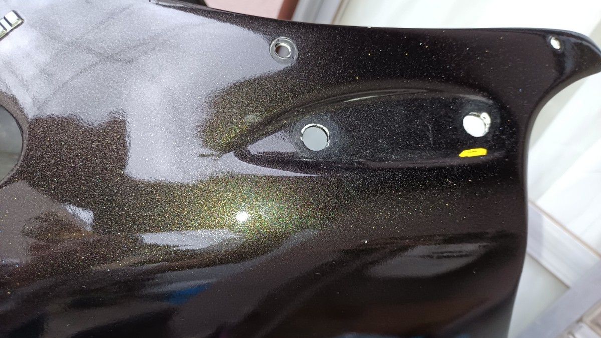 ZZR1100 D A-TECH? FRP フロントカウル　ダクト加工 ZZR1100 D型 アッパーカウル ハーフサイドカウル フルカウル 店
