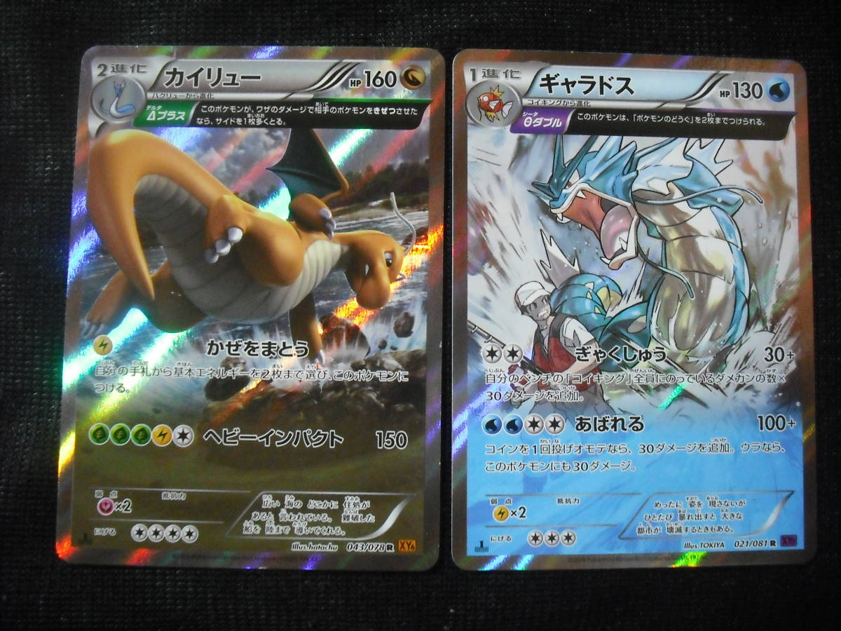 カイリュー・ギャラドス まとめ売り カイリュー & ギャラドス XY系 R
