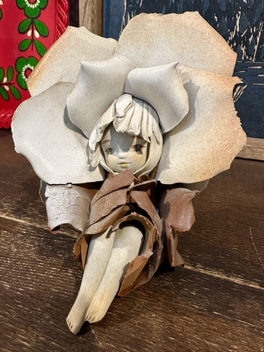 竹内祥子 作『 森の妖精 』創作人形 陶器人形 オブジェ 置物 陶器人形