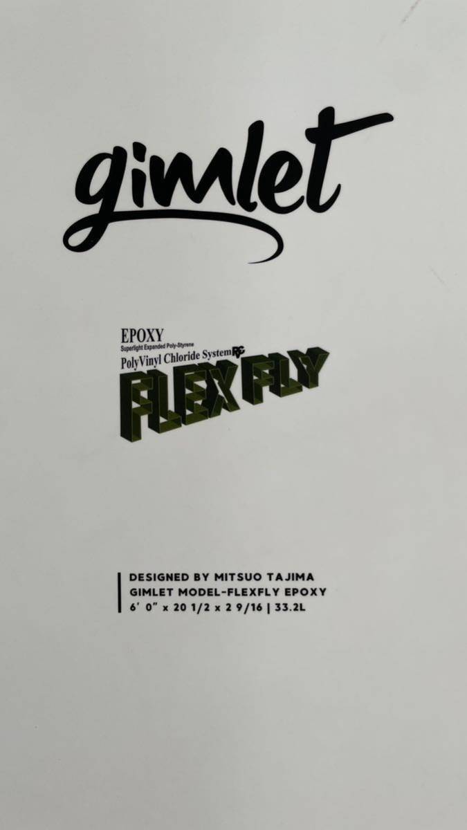 ☆売切☆ジャスティス/justice/サーフボード/ギムレット/gimlet 