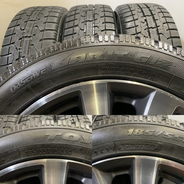 TOYO GARIT GIZ 185/55R16】スタッドレス【HONDA フィットRS 純正  