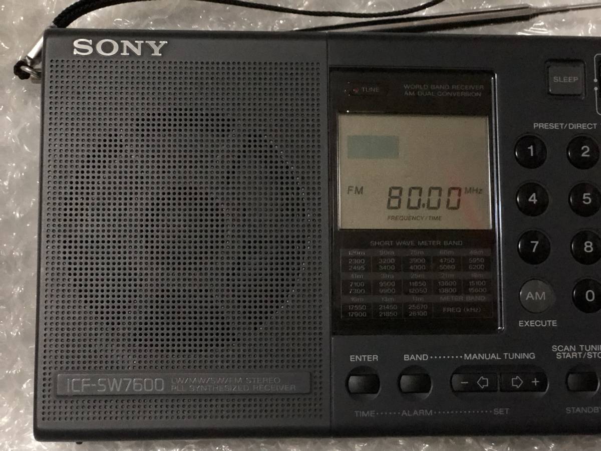 SONY ICF-SW7600G ワールドバンド受信機 【公式通販】