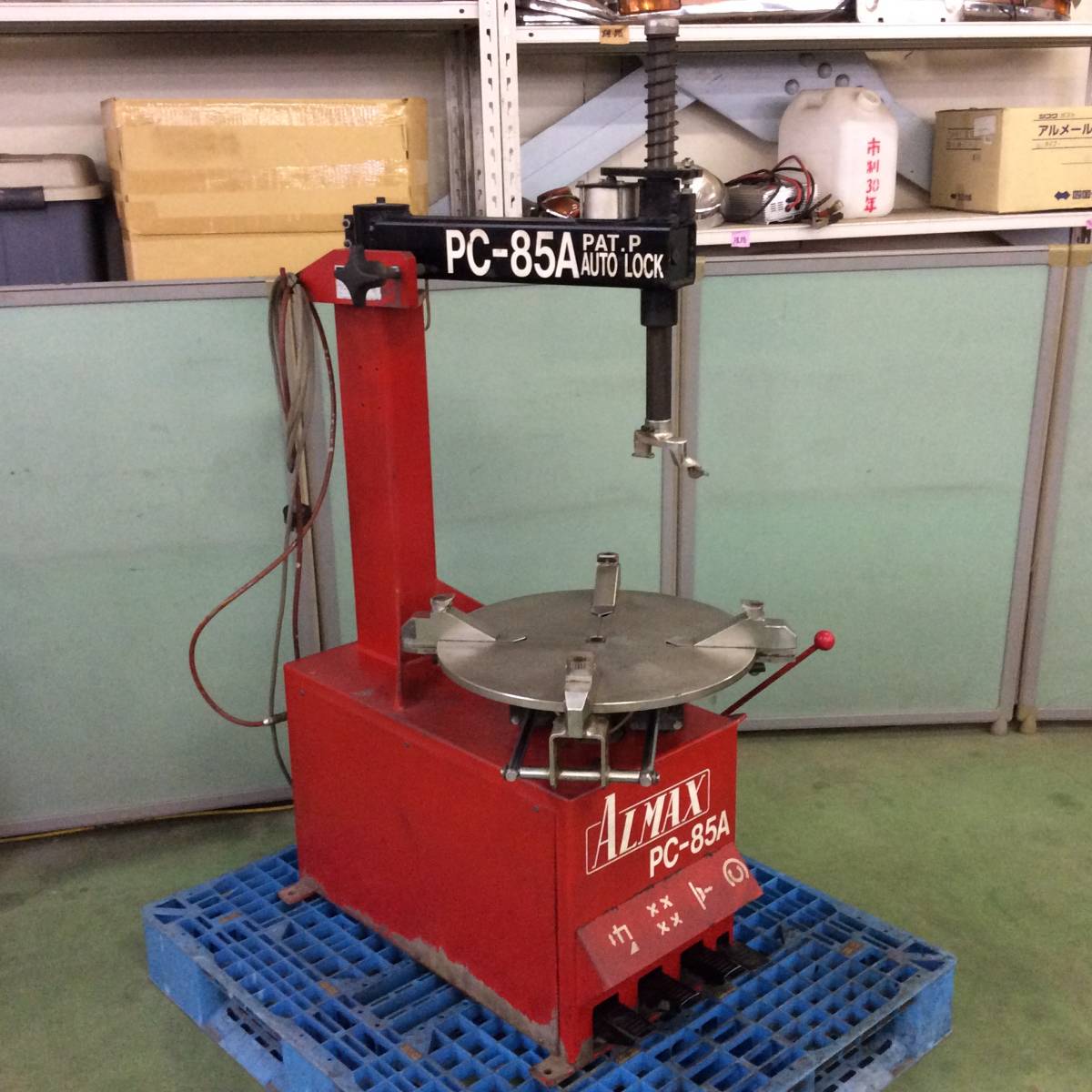★【H-0740】中古品 小野谷機工 タイヤチェンジャー ALMAX PC-85A 3相 200v【引き取り限定・静岡県浜松市】