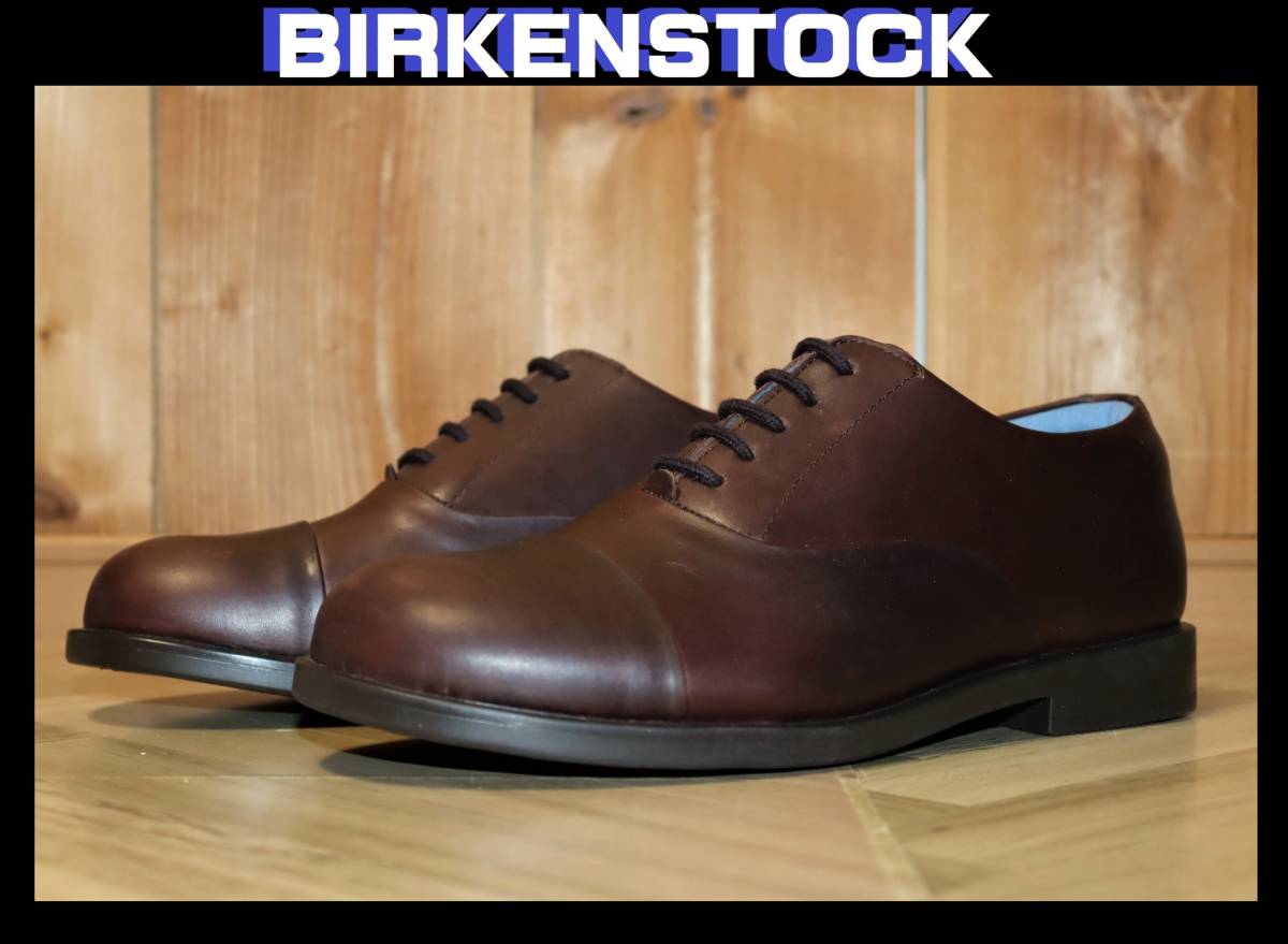 即決【未使用】 BIRKENSTOCK ★ ダレン レザーシューズ (40/26cm) ★ ビルケンシュトック Dalen 国内正規品 ブラウン
