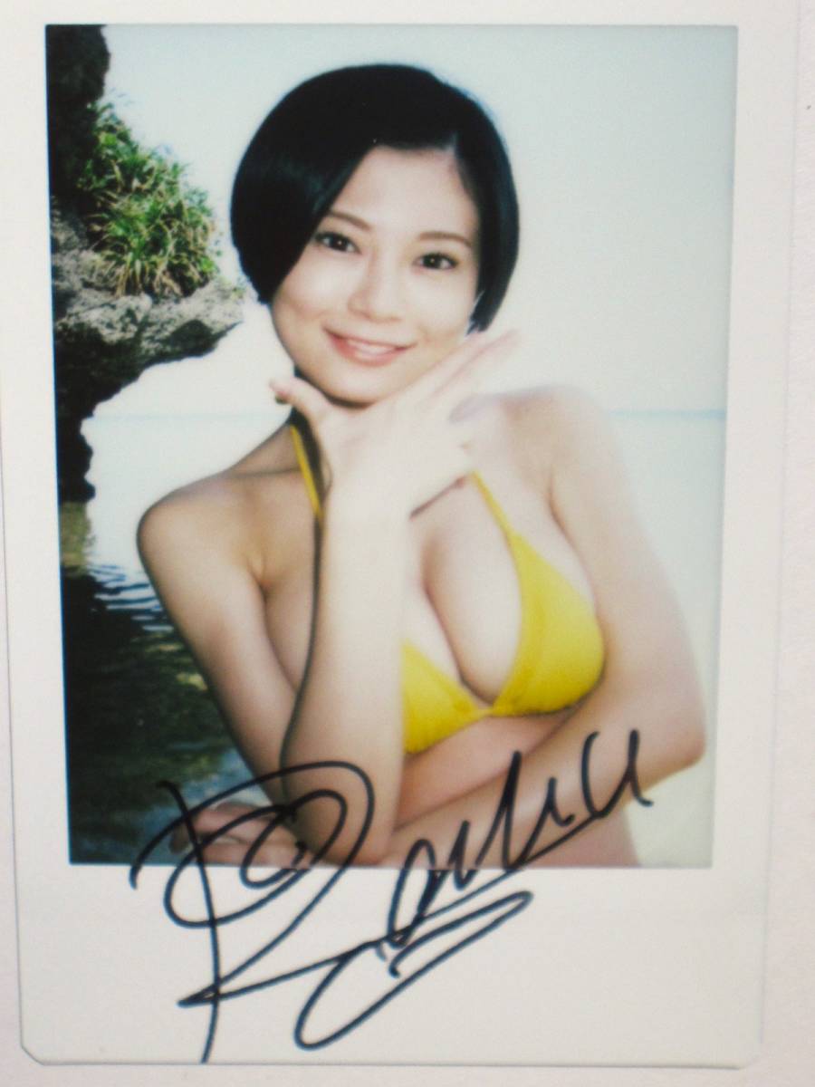 RaMu】直筆サイン入り生チェキ（現場チェキ）10◇DVD「THE グラビア