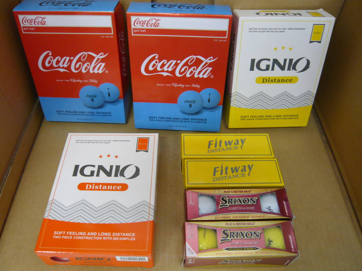 定番，お得 Bｂ2154-セット 雑貨 ゴルフボール いろいろ 5ダース分 SRIXON IGNIO FITWAYほか(新品)｜売買されたオークション情報、yahooの商品情報をアーカイブ公開 - オークファン ボール