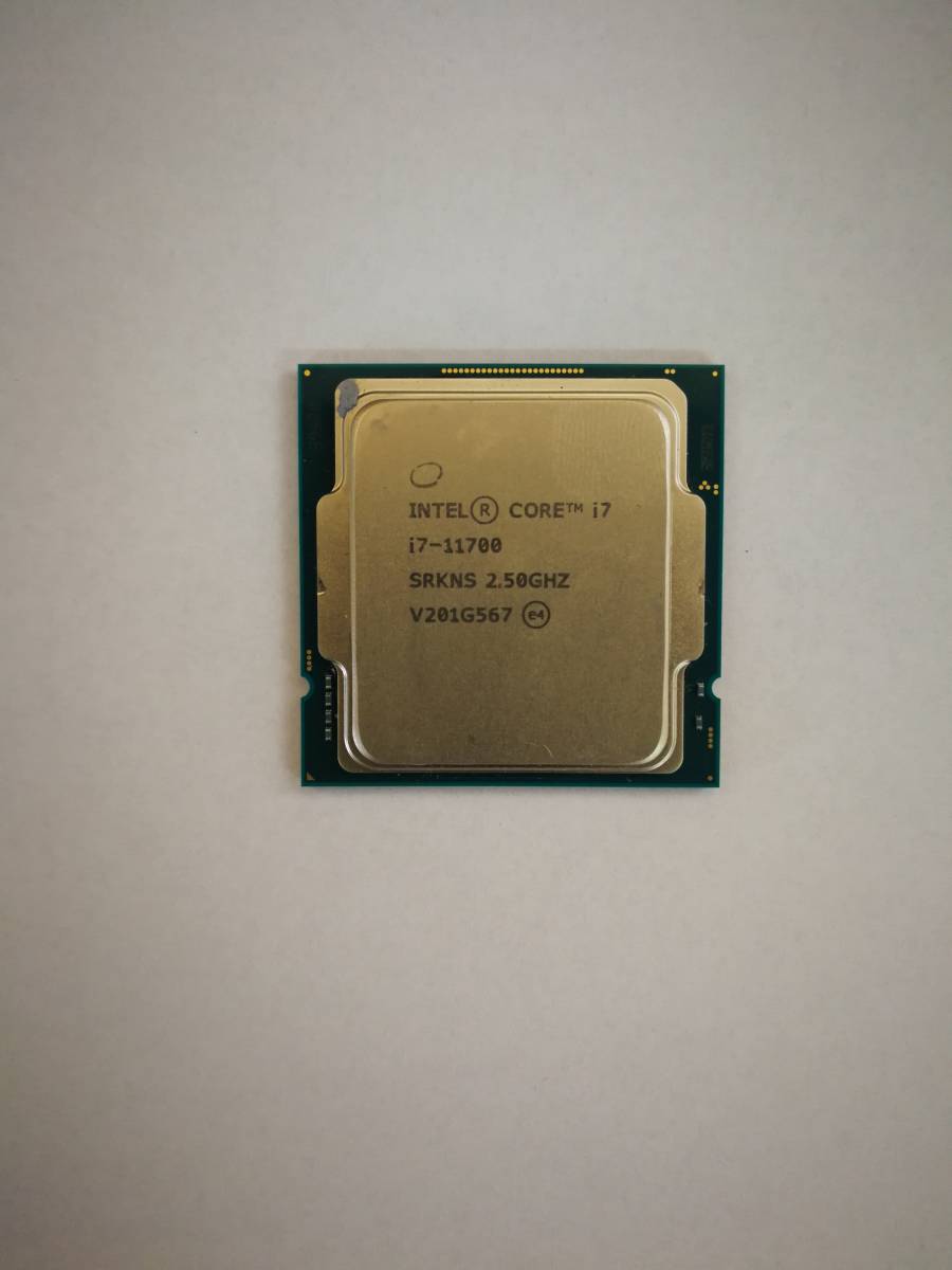 Core i7-11700 Intel 0 新品 正常動作品 保証あり 美品 Core i7-11700