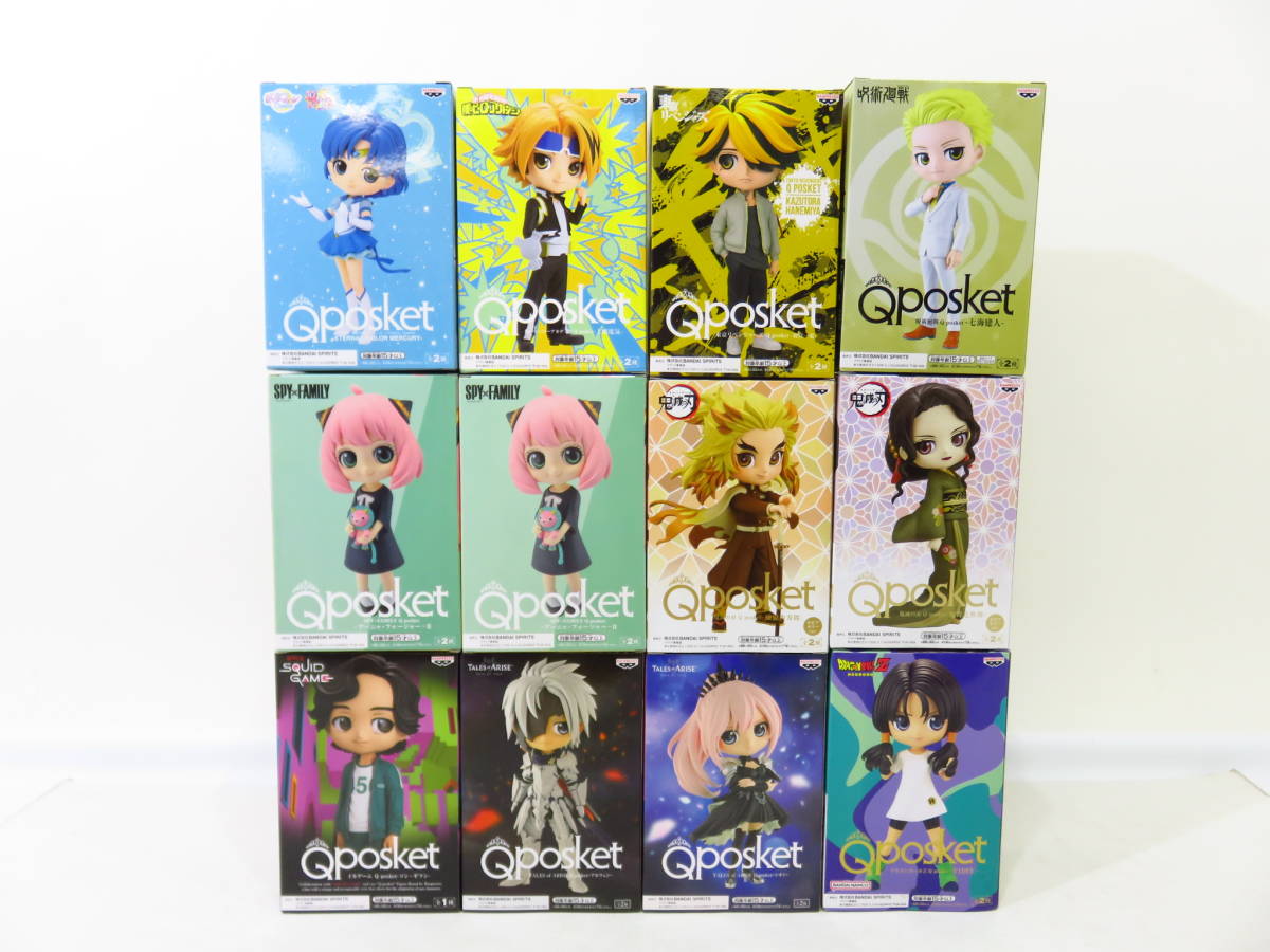 n2559k Qposket フィギュア 12種セット ヒロアカ 上鳴 呪術廻戦 七海 