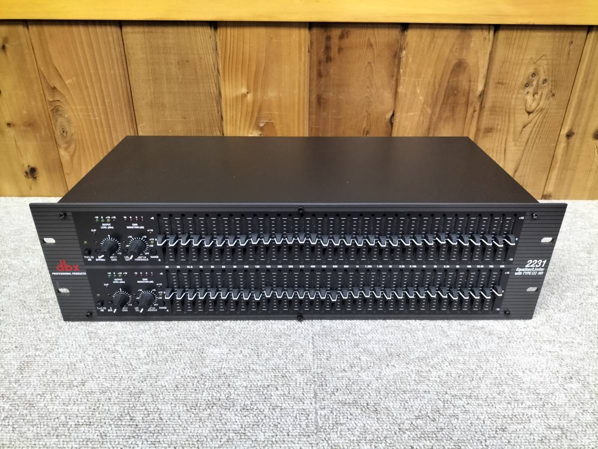 【正規品，得価】 DBX ディービーエックス 2231 グラフィックイコライザー 23061107(イコライザー)｜売買されたオークション情報、yahooの商品情報をアーカイブ公開 - オークファン イコライザー