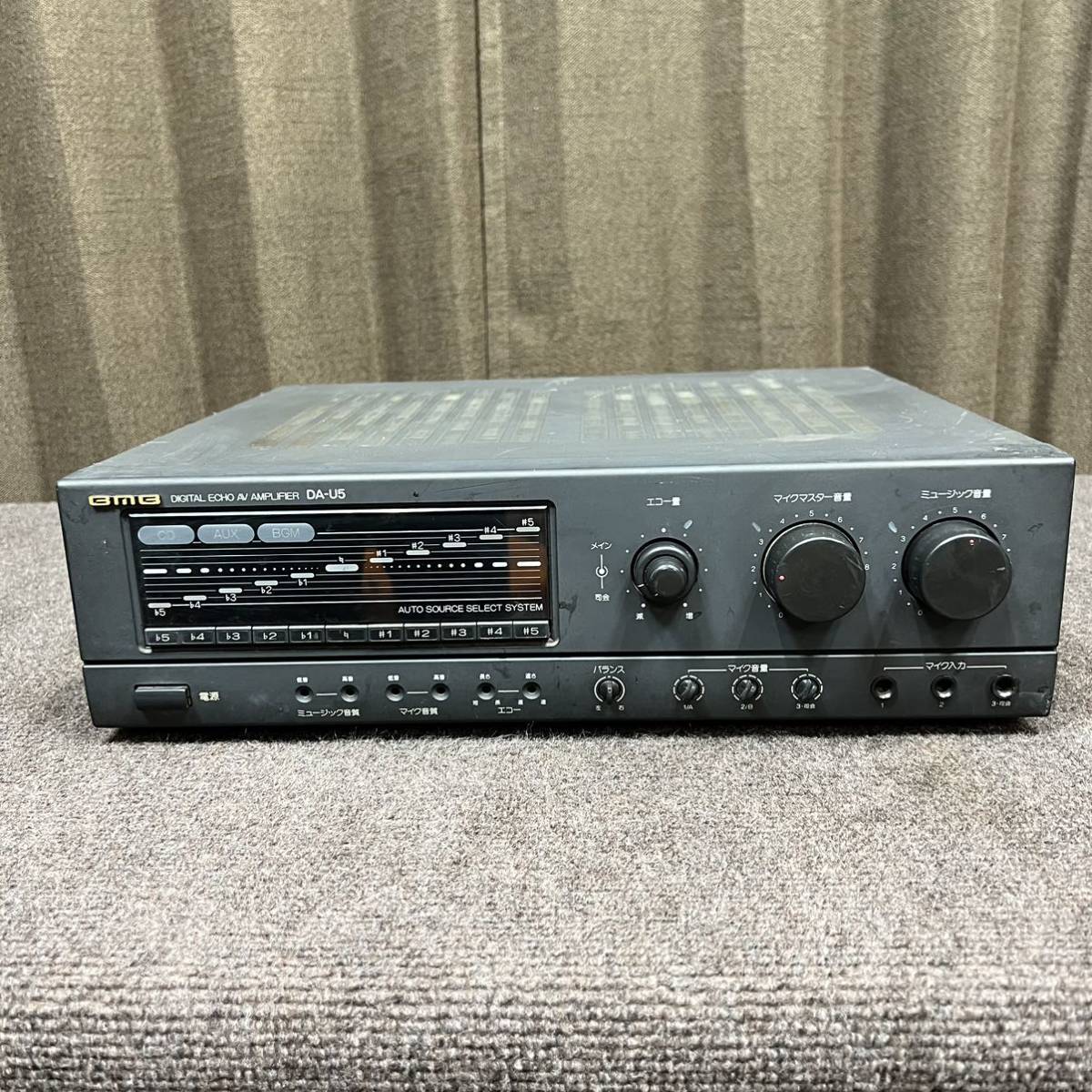 カラオケ BMB社 ミキシングアンプ NDA-X33 動作確認 品 カラオケ BMB社 ミキシングアンプ NDA-X33 動作確認 品