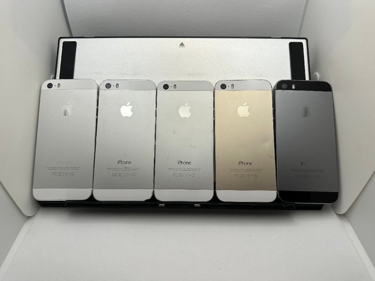 中古・ジャンク】まとめ売り5台 液晶浮き 他 Apple iPhone 5s docomo 
