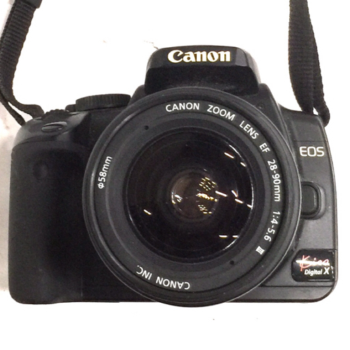 Canon EOS Kiss Digital X ZOOM LENS EF 75-300mm 1:4-5.6 III 28-90mm