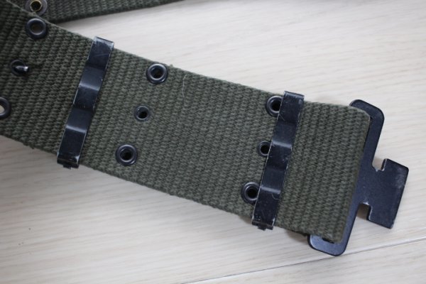 ベトナム戦米軍 M1956デイビスバックル 縦織ピストルベルト Lサイズ