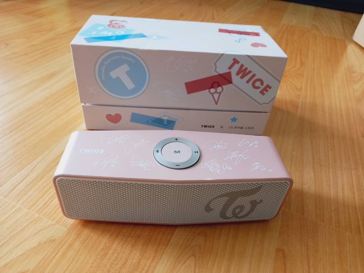 TWICE × LGコラボ Bluetoothスピーカー ワイヤレス ポータブル