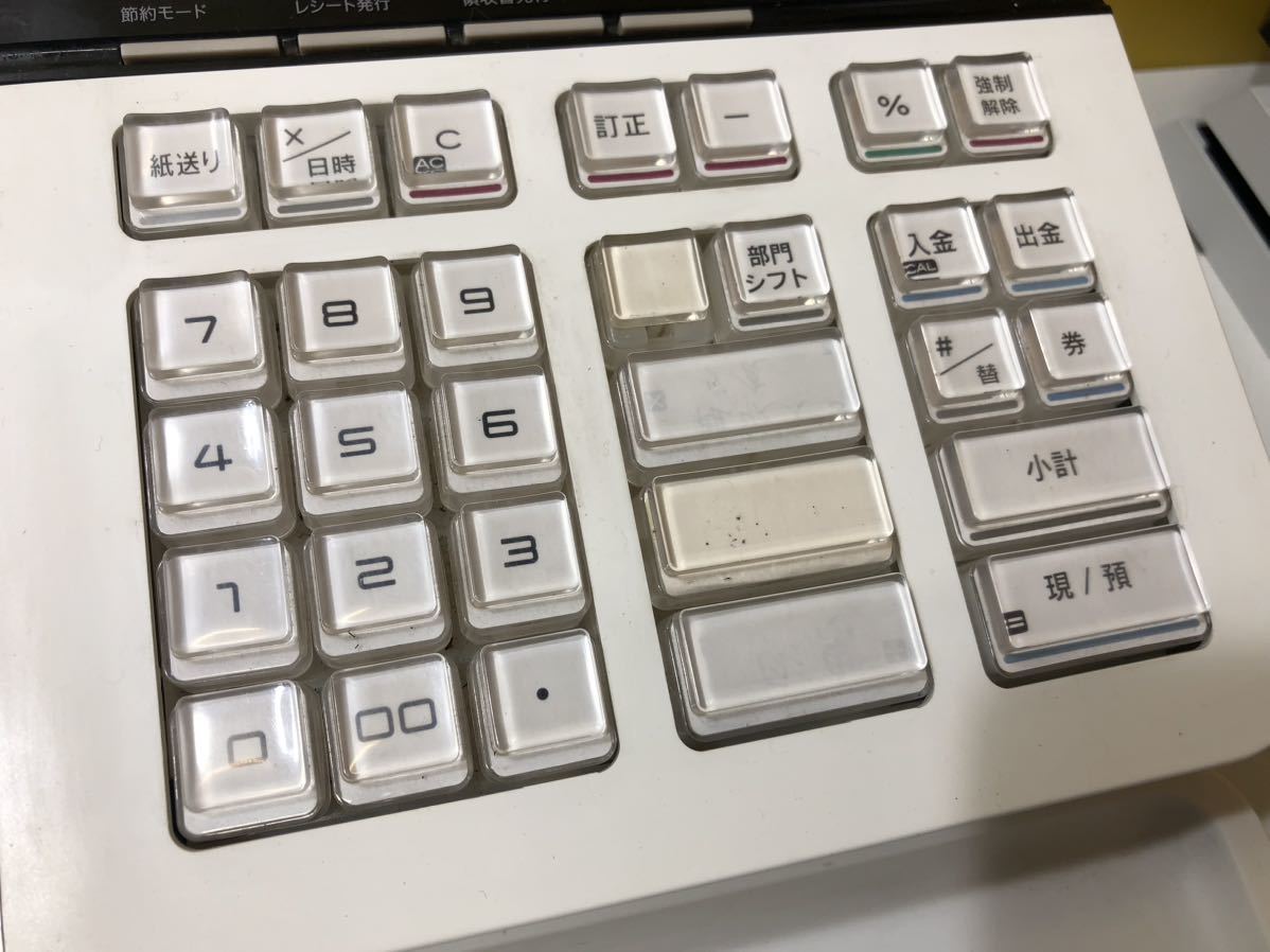 カシオ レジスター SE-S30ホワイト⁄シルバー中古品 CASIO レジスター