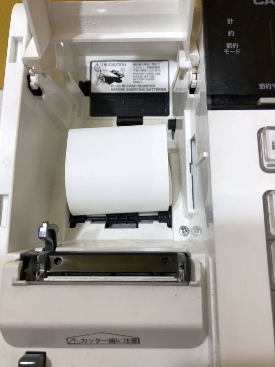 カシオ レジスター SE-S30ホワイト⁄シルバー中古品 CASIO レジスター